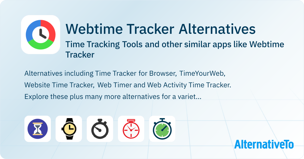 Webtime Tracker Alternatives: Top 5 Time Tracking Tools & Similar Apps ...