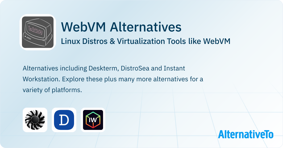 WebVM Alternatives: Top 3 Linux Distros | AlternativeTo