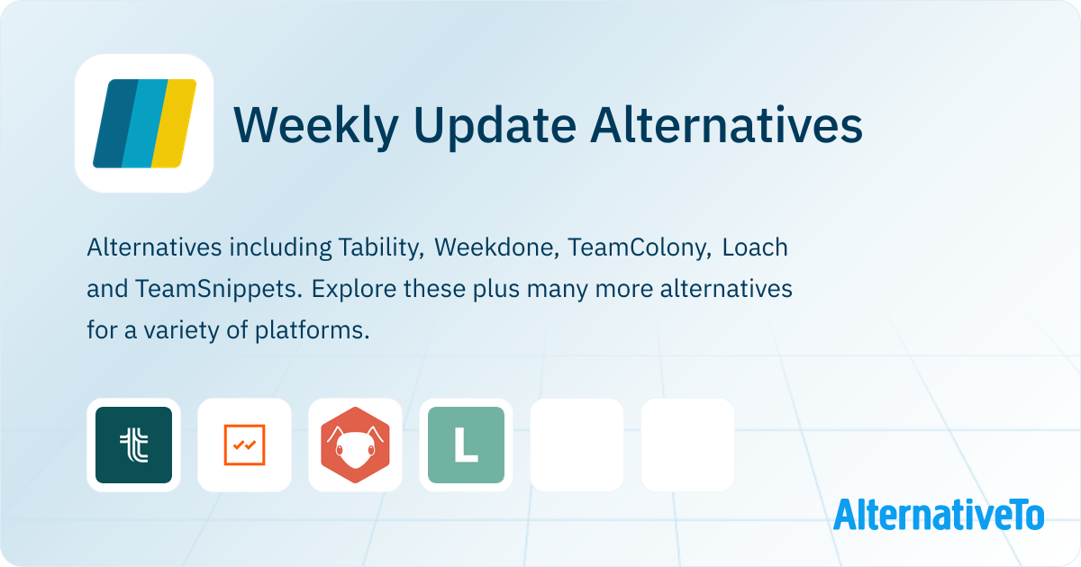 Weeklu Updates Weekly Update Alternatives - Explore Similar Sites & Apps | AlternativeTo