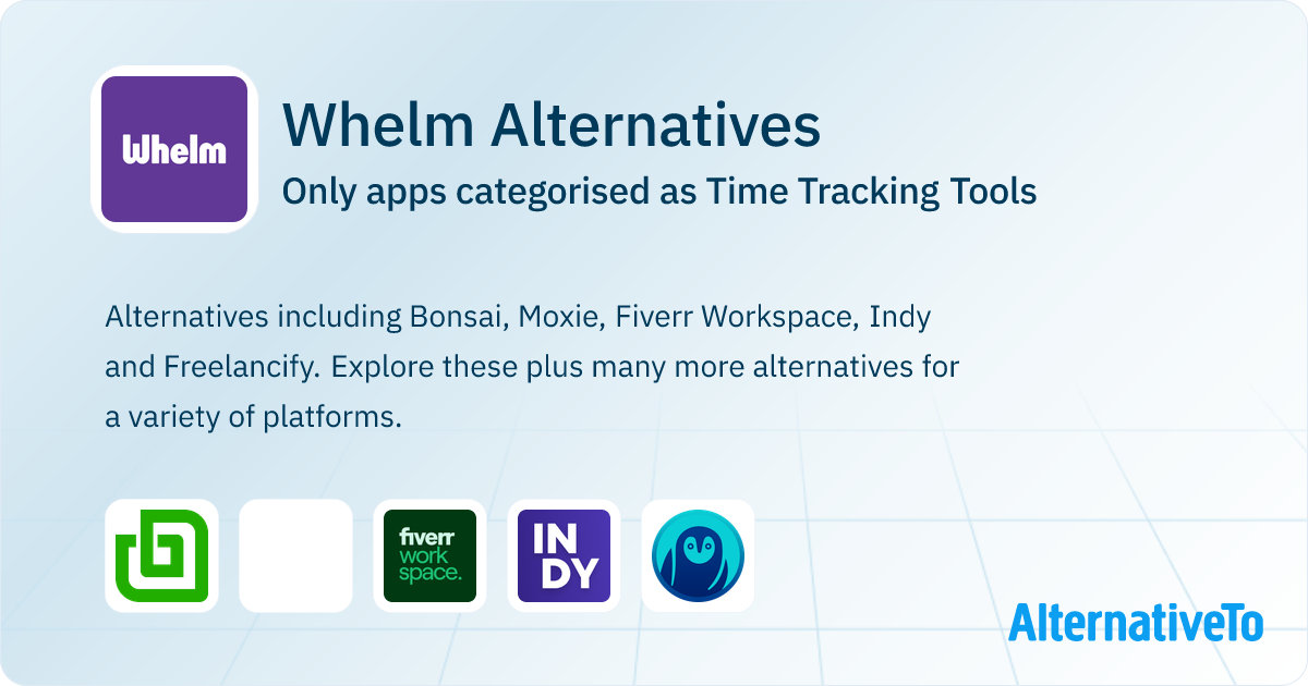 Whelm Alternatives: Top 5 Time Tracking Tools | AlternativeTo