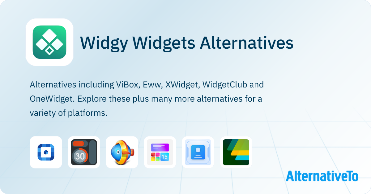 Widgy Widgets Alternatives - Explore Similar Apps | AlternativeTo