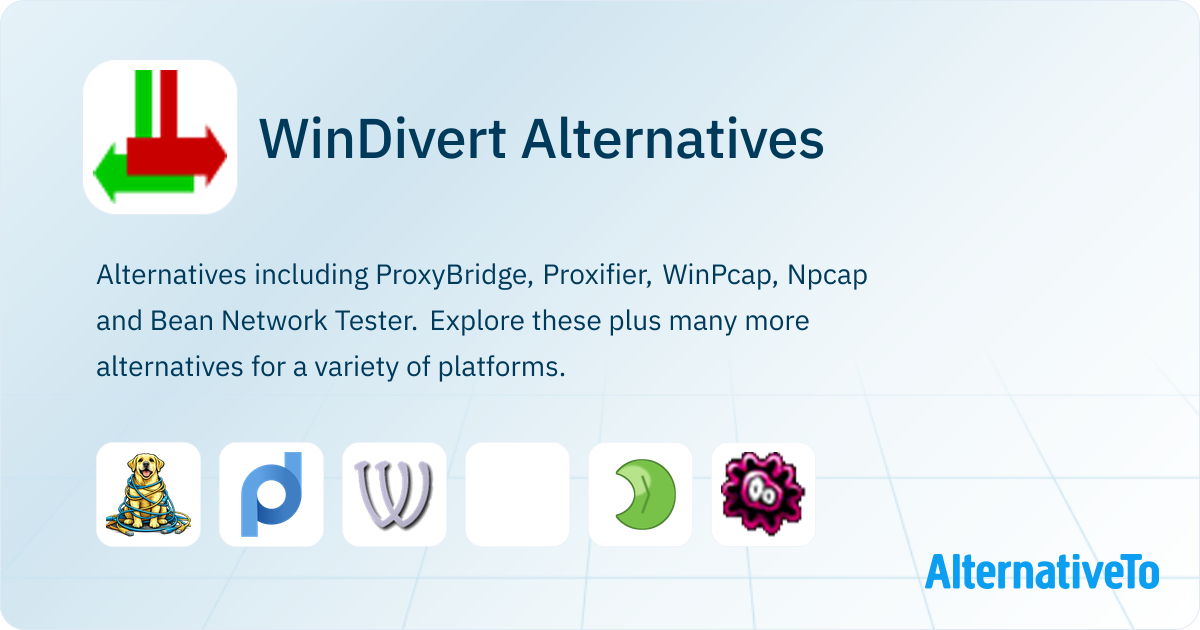 Windivert Gui WinDivert Alternatives - Explore Similar Software | AlternativeTo