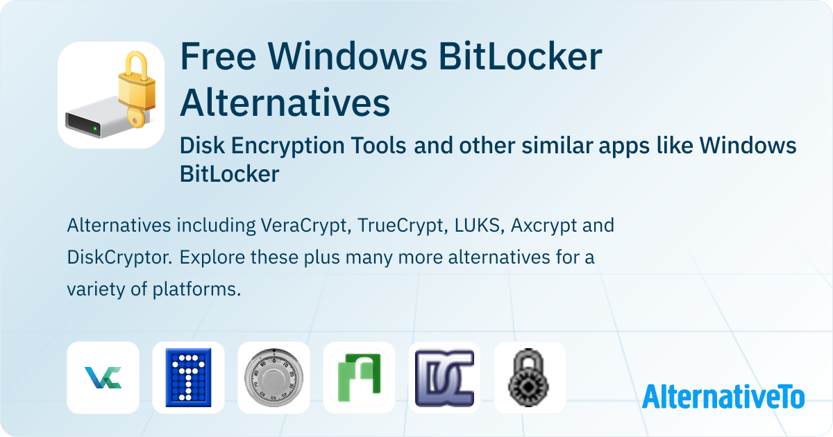 Free Windows BitLocker Alternatives: Top 12 Disk Encryption Tools ...