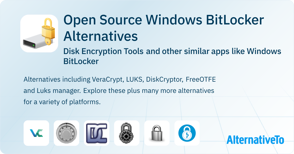 Open Source Windows BitLocker Alternatives: Top 12 Disk Encryption ...