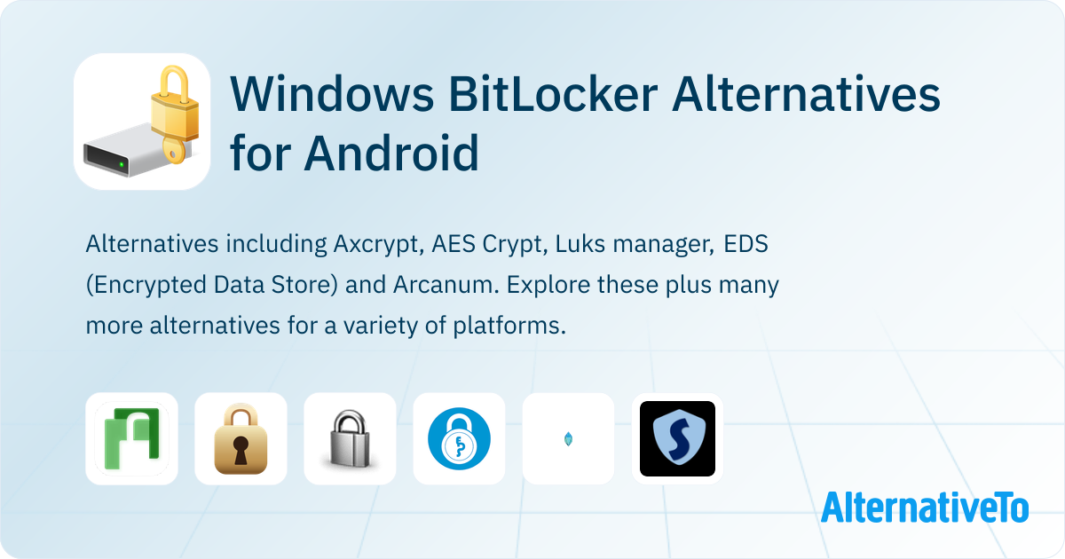 Windows BitLocker Alternatives for Android: Top 16 Disk Encryption ...