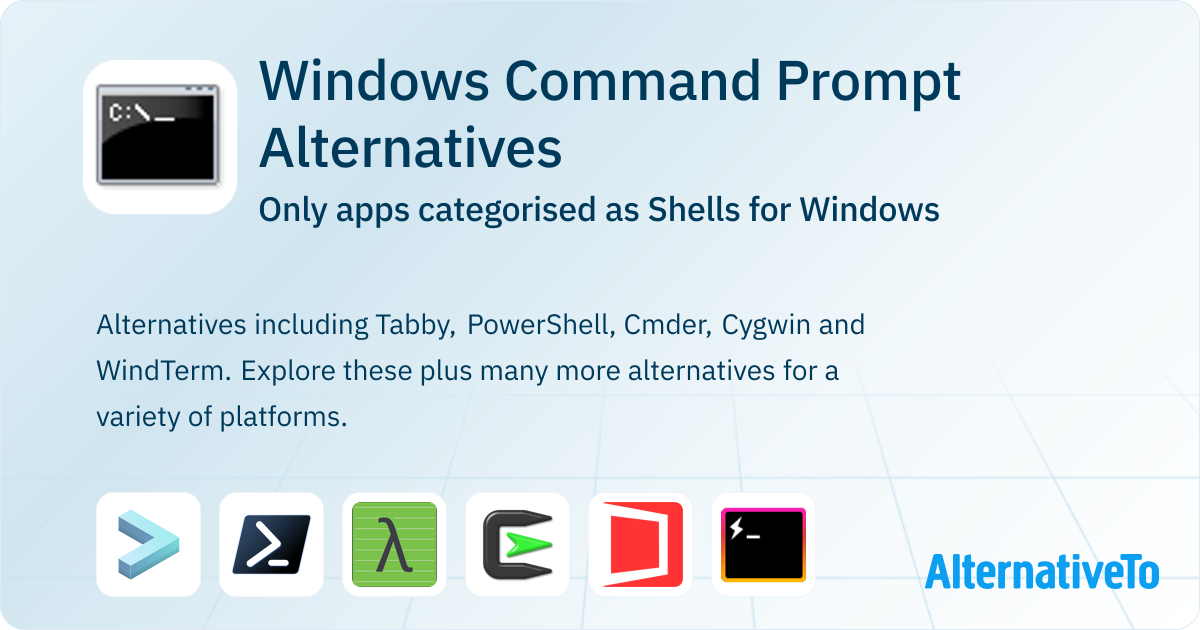 Windows Command Prompt Alternatives for Windows: Top 16 Shells ...
