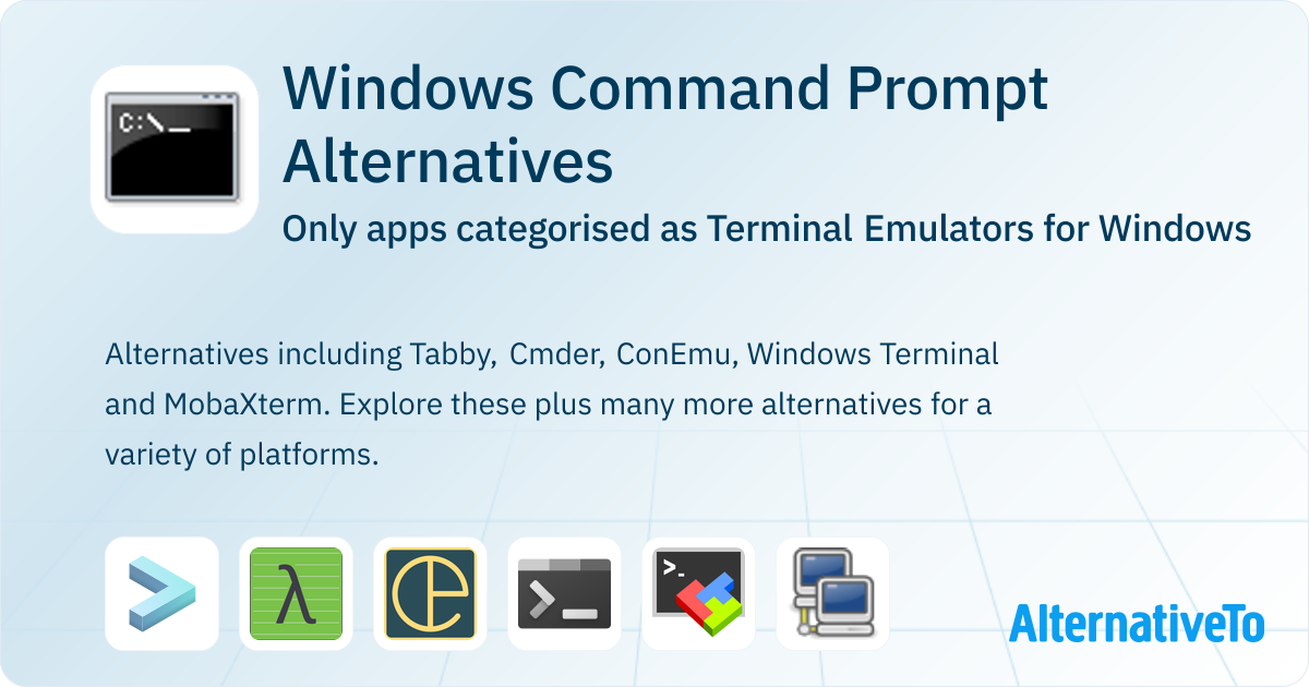 Windows Command Prompt Alternatives for Windows: Top 22 Terminal ...