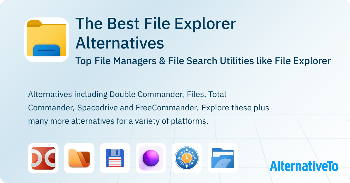Best File Explorer Alternatives: Top File Managers in 2025 | AlternativeTo