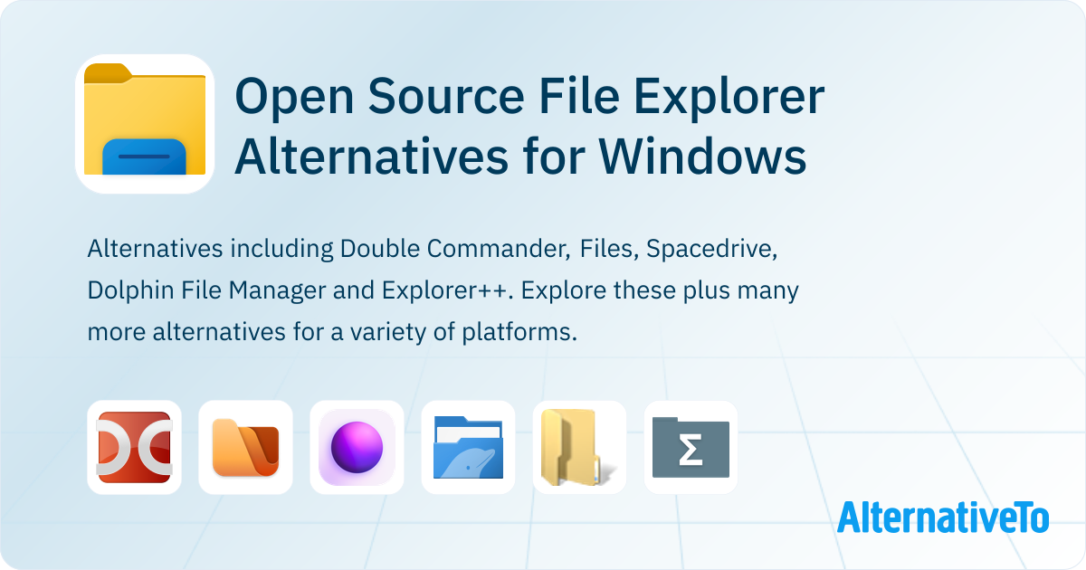 Open Source File Explorer Alternatives for Windows: Top 12 File ...