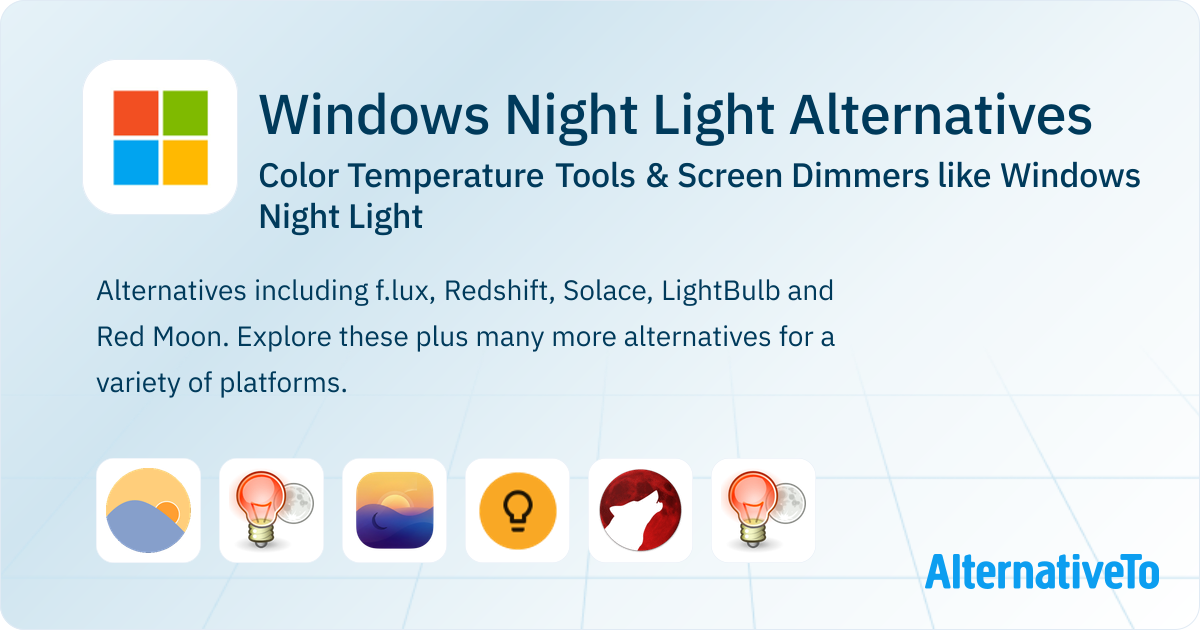Windows Night Light Alternatives: Top 12 Color Temperature Tools ...