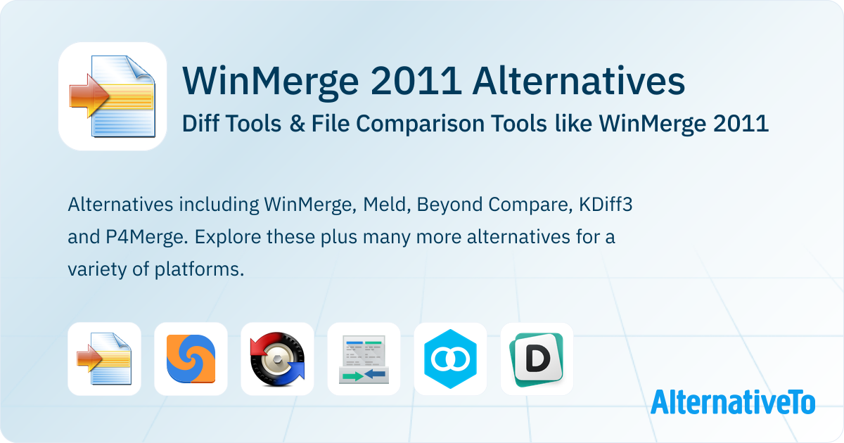WinMerge 2011 Alternatives: Top 12 Diff Tools | AlternativeTo