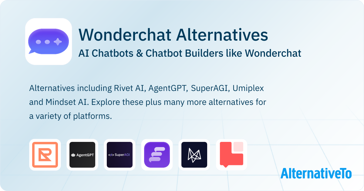 Wonderchat Java Widget Wonderchat Alternatives: Top 16 Chatbot Builders & Similar Apps ...