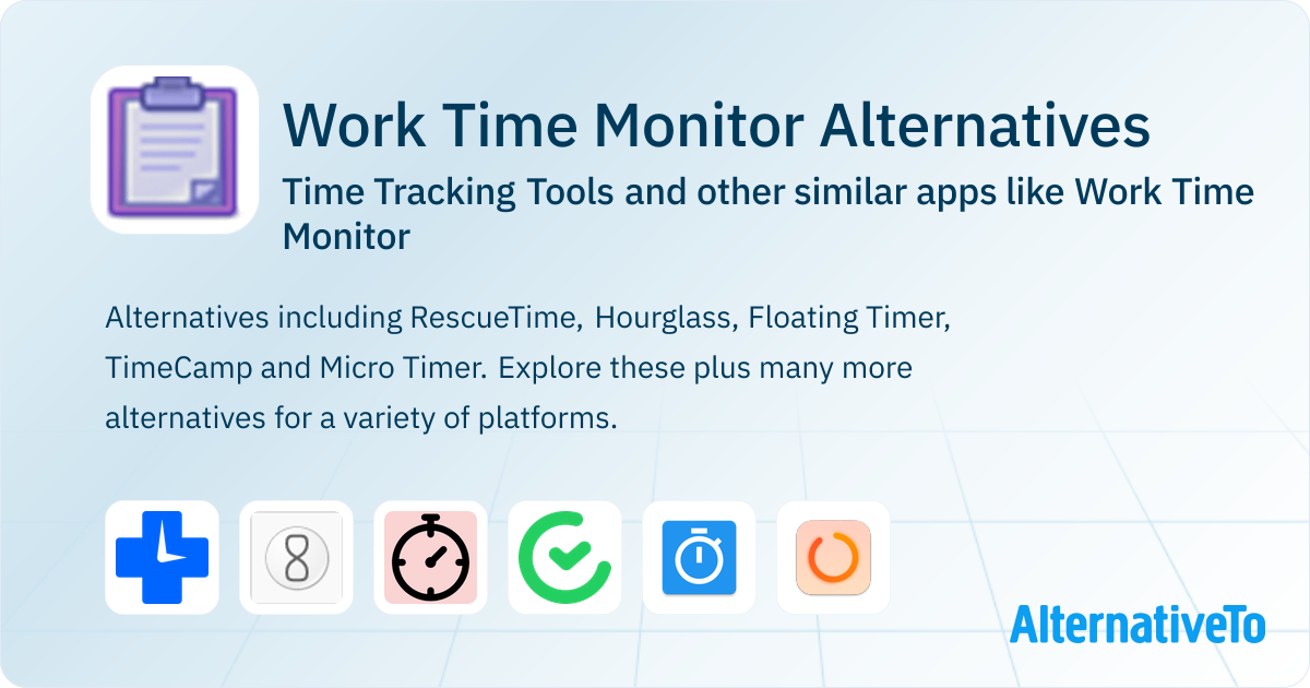 Work Time Monitor Alternatives: Top 12 Time Tracking Tools & Similar ...