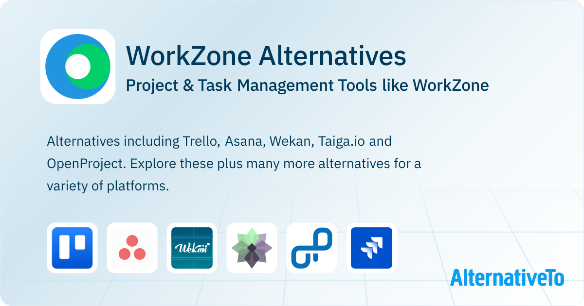 Workzone WorkZone Alternatives: Top 12 Project Management Tools | AlternativeTo