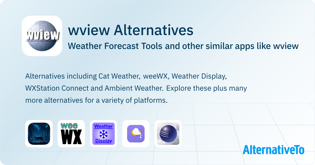 Whether View wview Alternatives: Top 5 Weather Forecast Tools & Similar Apps ...