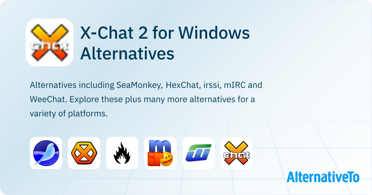 X Chat Window X-Chat 2 for Windows Alternatives - Explore Similar Software ...