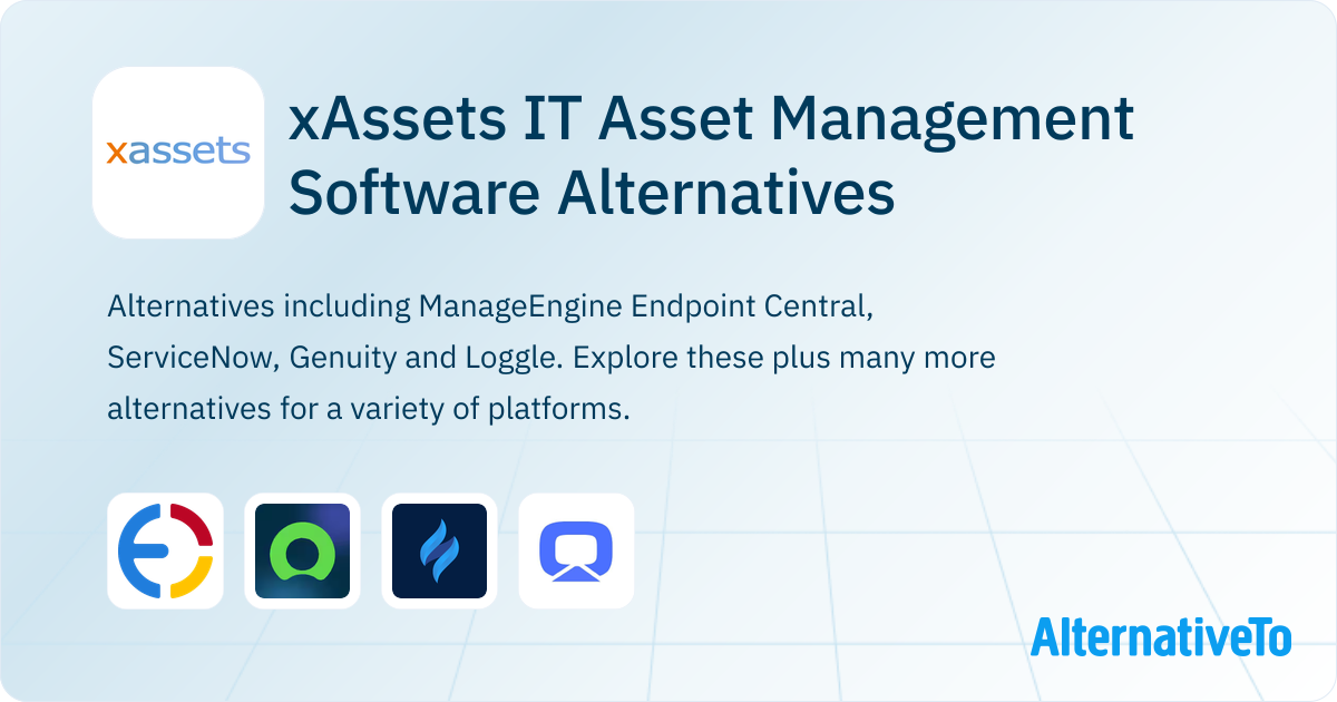 xAssets IT Asset Management Software Alternatives - Explore Similar ...