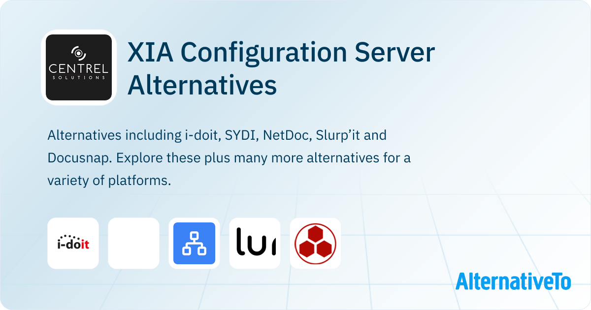 XIA Configuration Server Alternatives - Explore Similar Software ...