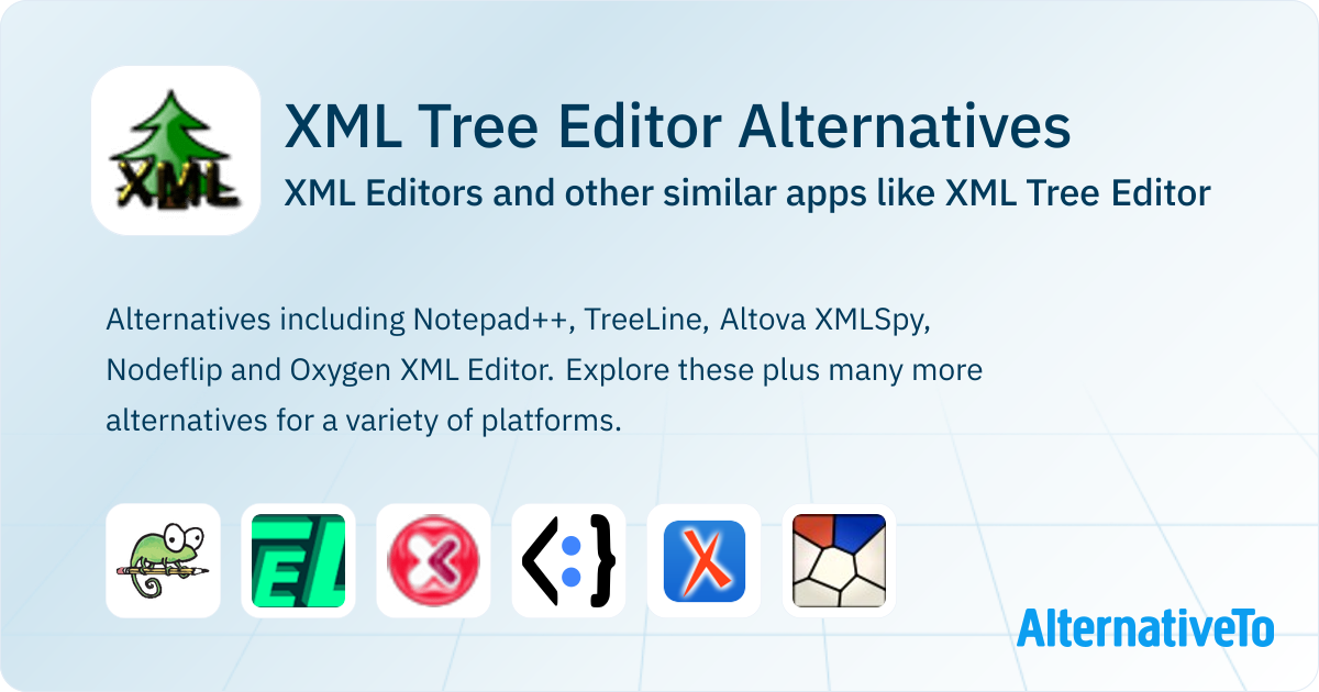 XML Tree Editor Alternatives: Top 22 XML Editors & Similar Apps ...