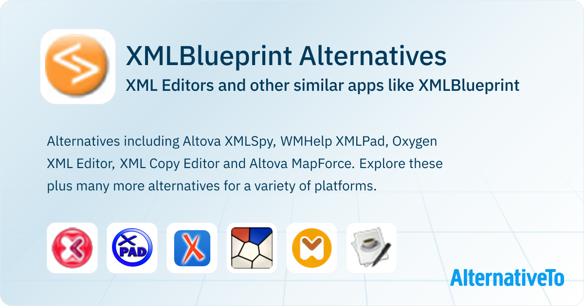 XMLBlueprint Alternatives: Top 16 XML Editors & Similar Apps ...