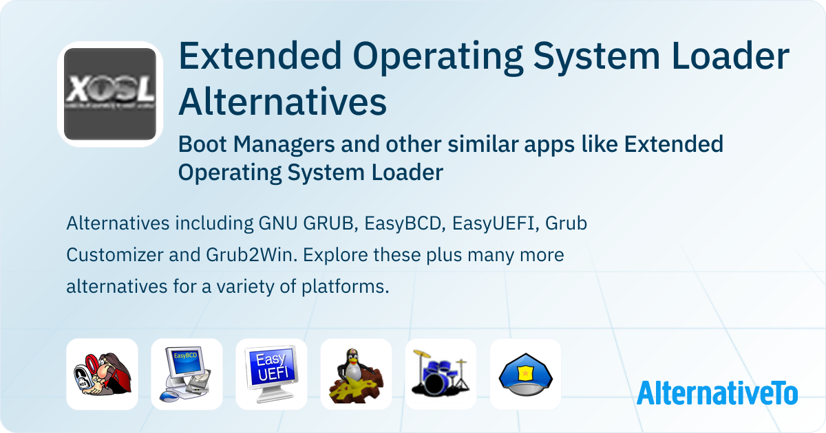 Extended Operating System Loader Alternatives: Top 15 Boot Managers ...