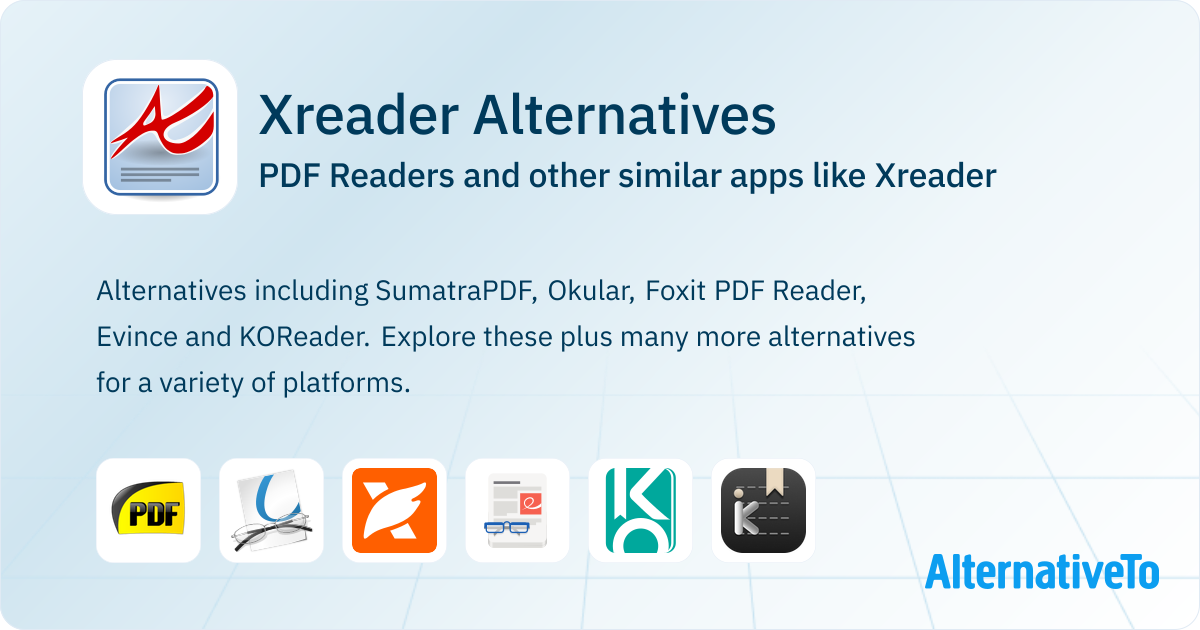 Xreader Alternatives: Top 12 PDF Readers & Similar Apps | AlternativeTo