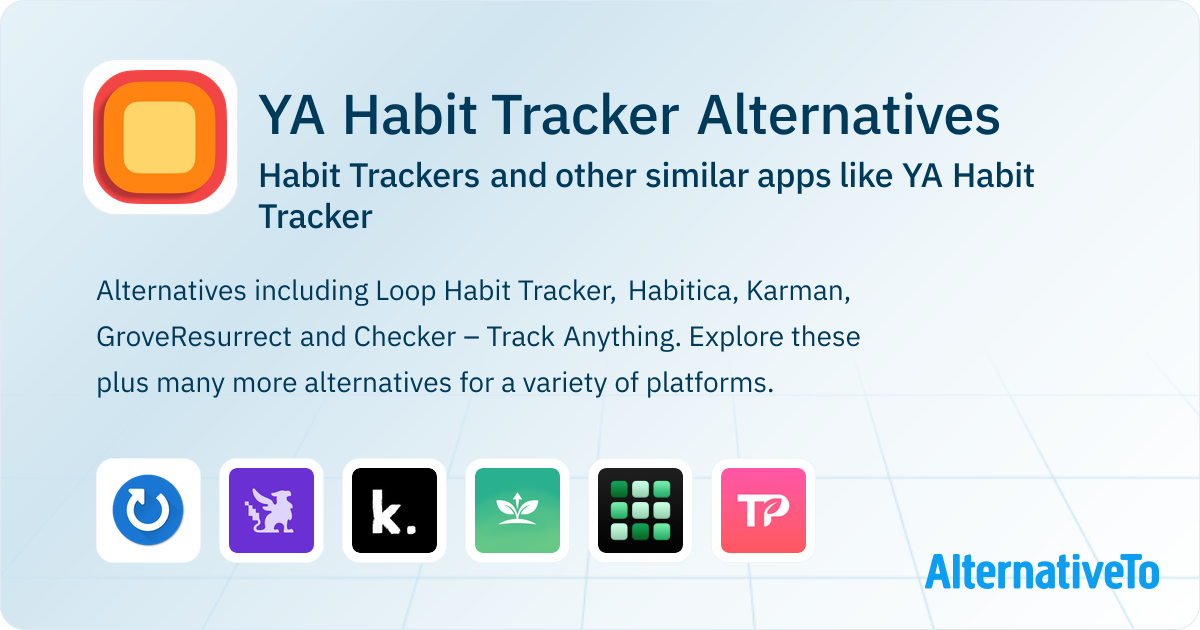 YA Habit Tracker Alternatives: Top 12 Habit Trackers & Similar Apps ...