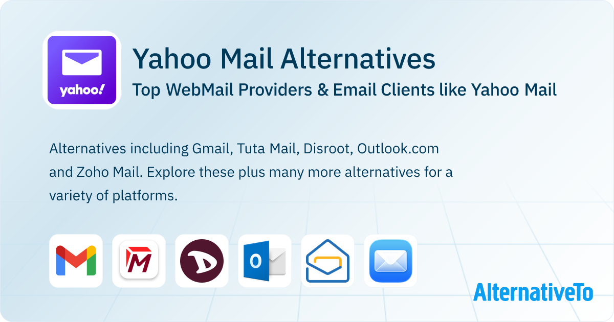 Great Yahoo Mail Alternatives: Top WebMail Providers in 2025 ...