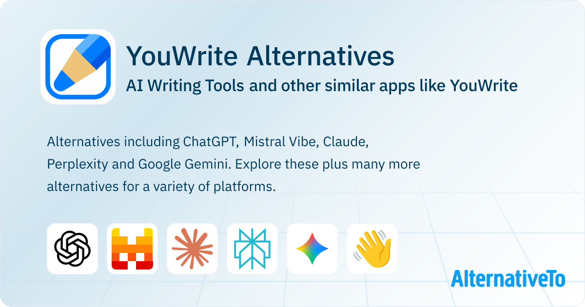 YouWrite Alternatives: Top 12 AI Writing Tools & Similar Websites ...