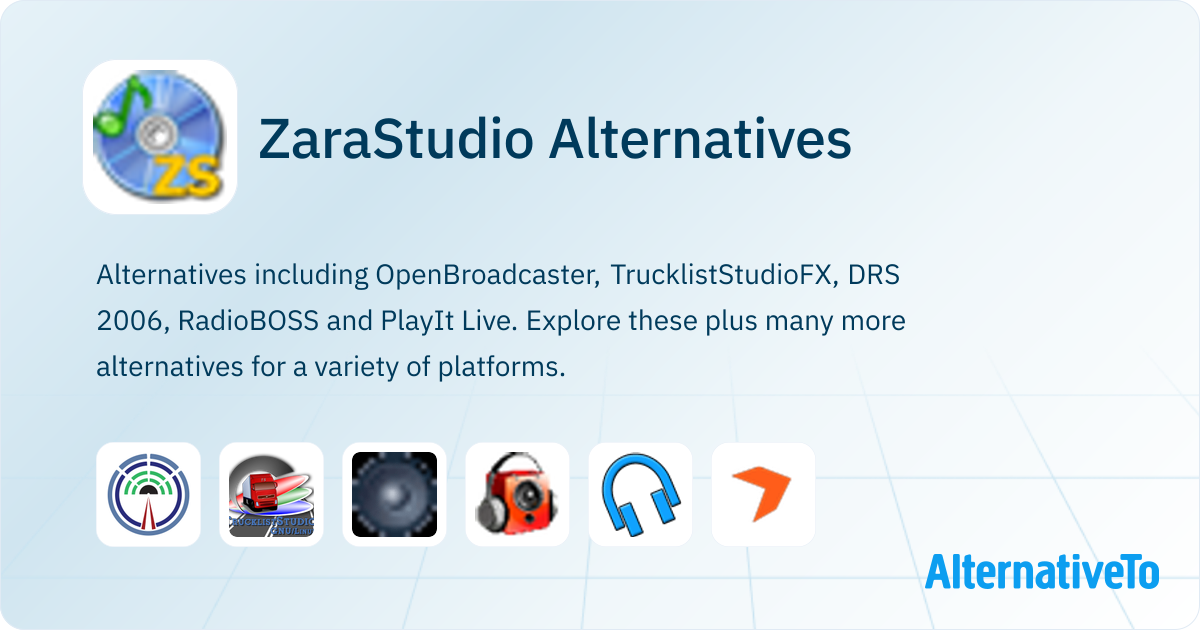 Zara Software ZaraStudio Alternatives - Explore Similar Software | AlternativeTo