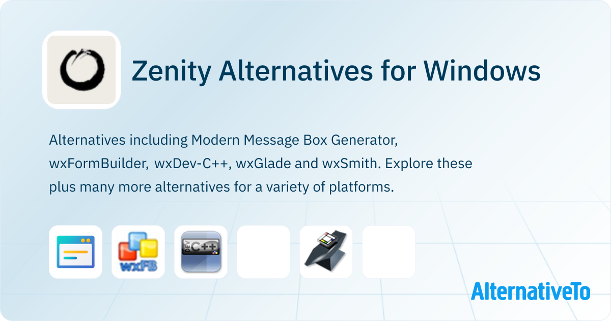 Zenity Windows Zenity Alternatives for Windows: Top 13 Shells & Similar Apps ...