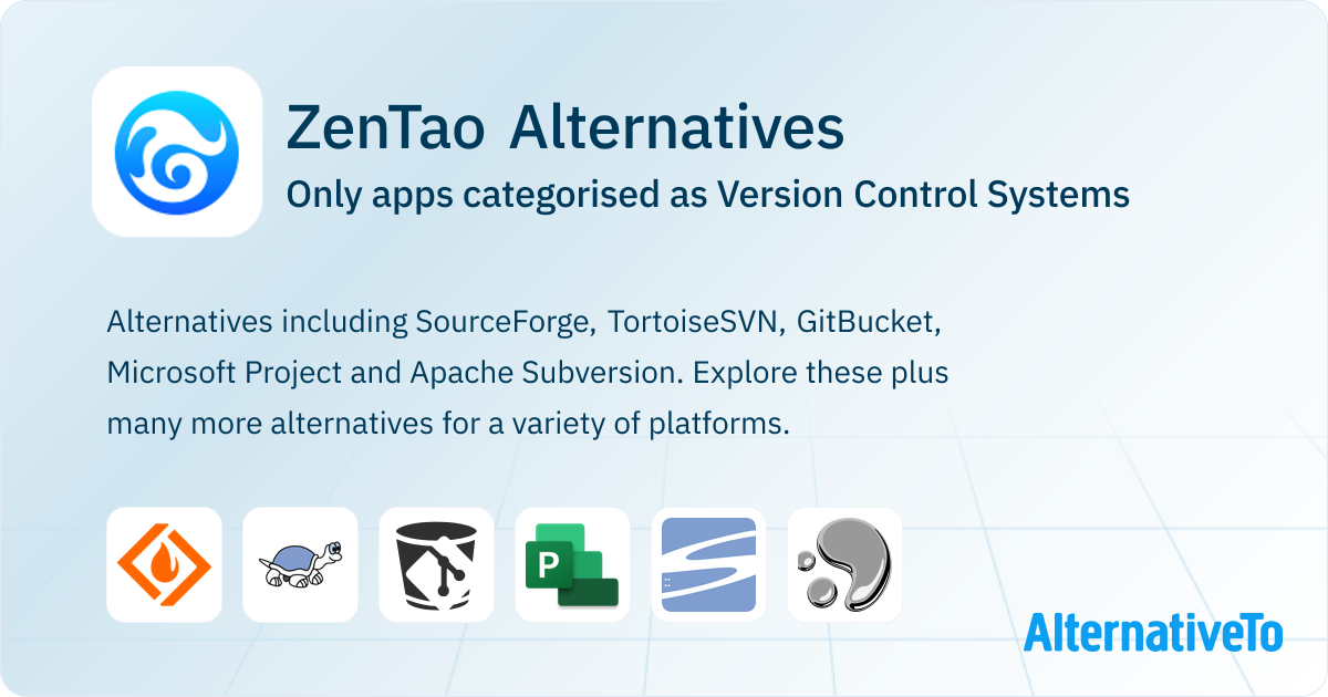 ZenTao Alternatives: Top 20 Version Control Systems | AlternativeTo