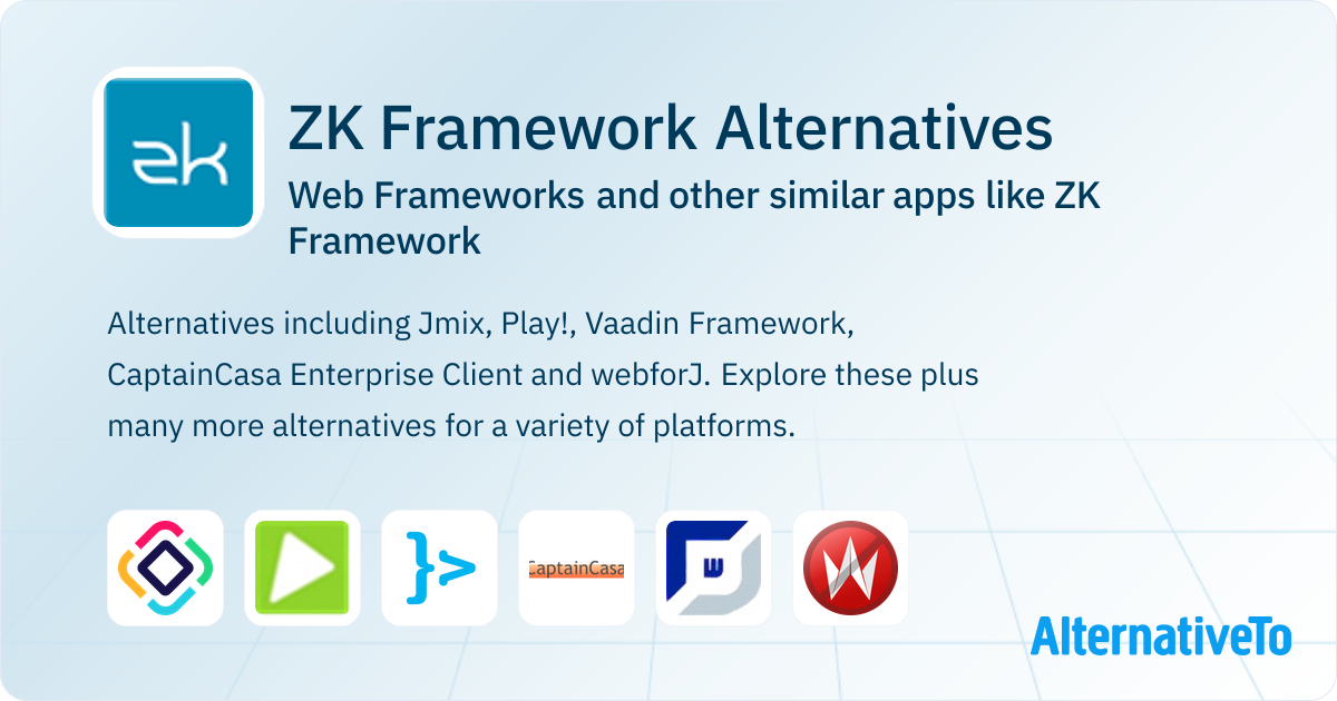 ZK Framework Alternatives: Top 5 Web Frameworks & Similar Apps ...
